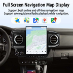 Viknav Android 13.6 Inch Car Radio For Toyota Tacoma 2016-2023 Wireless Carplay Android Auto Multimedia player GPS Navigation Auto StereoTouch Screen
