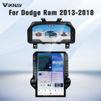 Viknav 14.4 inch Touch Screen Android Car Radio For Dodge RAM 2013- 2018 Wireless Carplay GPS Navigation With 13.1 Inch Car Speedometer