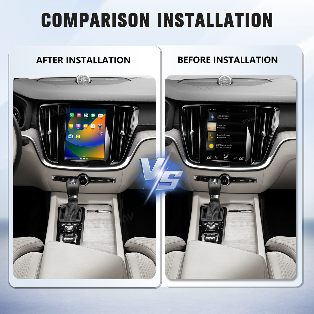 Viknav Linux Box for Volvo S90 V90 2018-2022 Built-in GPS Remote Control Wireless Apple CarPlay Android Auto