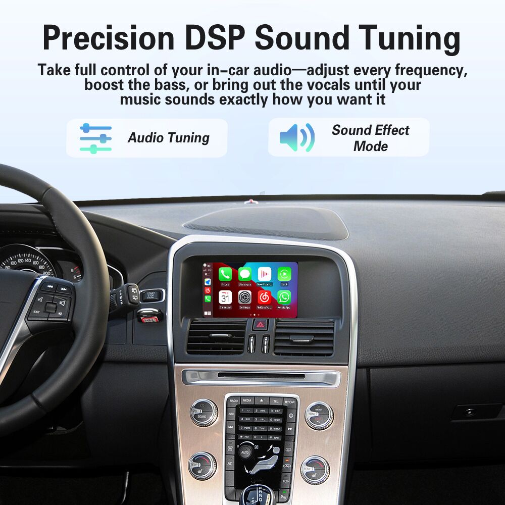 Linux Interface Box for Volvo XC40 XC60 XC90 2015-2022 Wireless CarPlay Android Auto Only Support Original Car Radio Screen