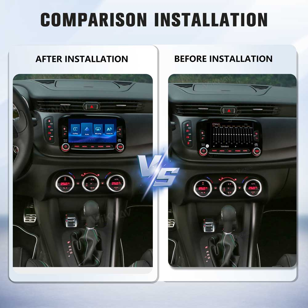 Viknav Linux System Decoder Box for Alfa GIulietta Upgrade Interface Wireless Carplay Android Auto Decoding Box Autolink Airplay