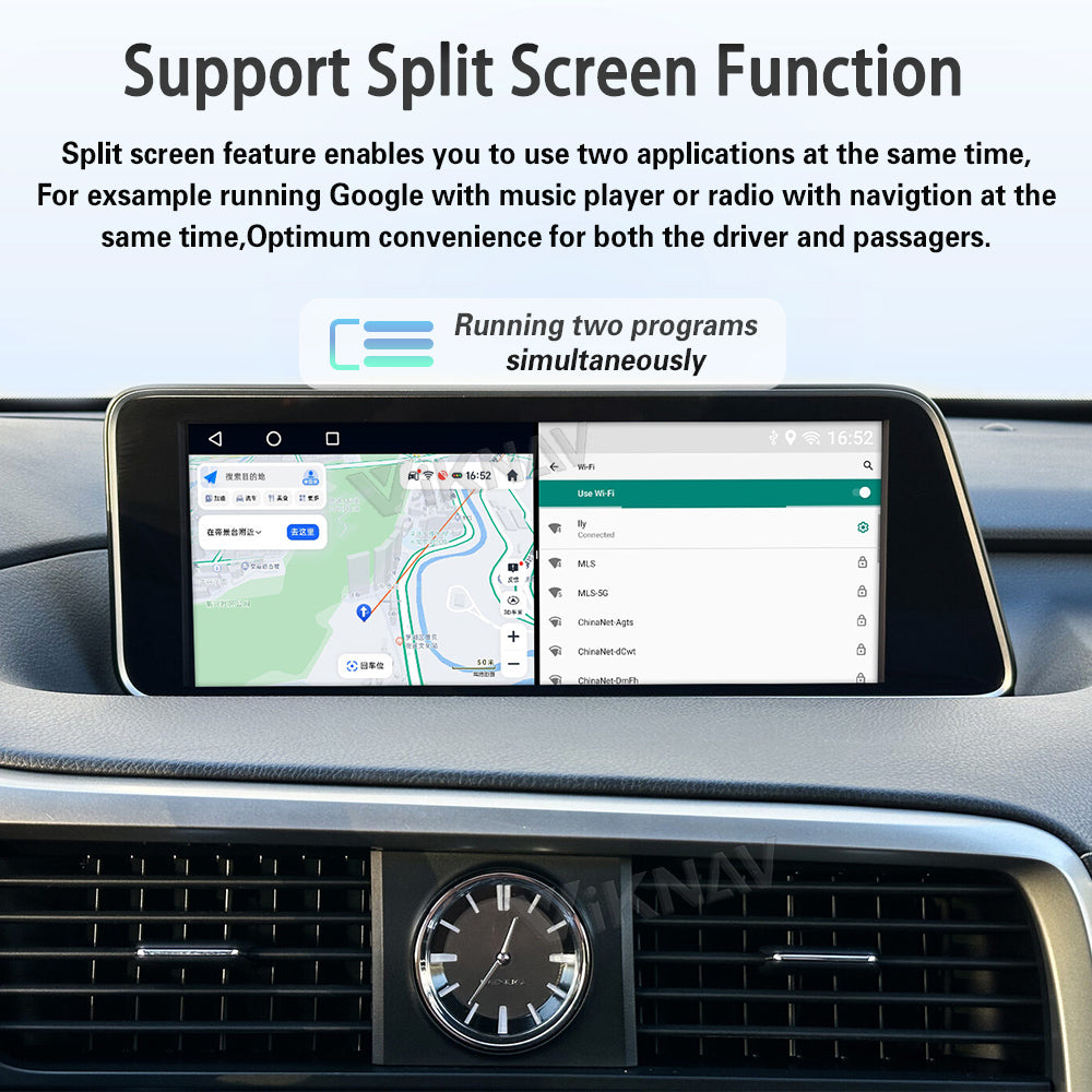 VIKNAV Wireless CarPlay Android Auto Decoder Android 13 Interface Box Qualcomm Snapdragon Upgrade for Lexus RX 2016-2022