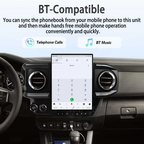 Viknav Android 13.6 Inch Car Radio For Toyota Tacoma 2016-2023 Wireless Carplay Android Auto Multimedia player GPS Navigation Auto StereoTouch Screen