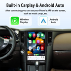 Viknav 13.6 Inch Car Radio For Infiniti FX35 2009-2013 Multimedia Player GPS Carplay 4G WIFI Head Unit Stereo Receiver