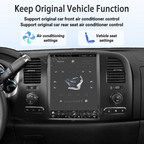 Viknav 12.1 inch Touch Screen Android Car Radio For Chevrolet Silverado GMC SIERRA 2007-2013 Wireless Carplay GPS Navigation With 15.1 Inch Car Digital Cluster