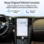 Viknav 13.6 Inch Car Radio For Infiniti FX35 2009-2013 Multimedia Player GPS Carplay 4G WIFI Head Unit Stereo Receiver