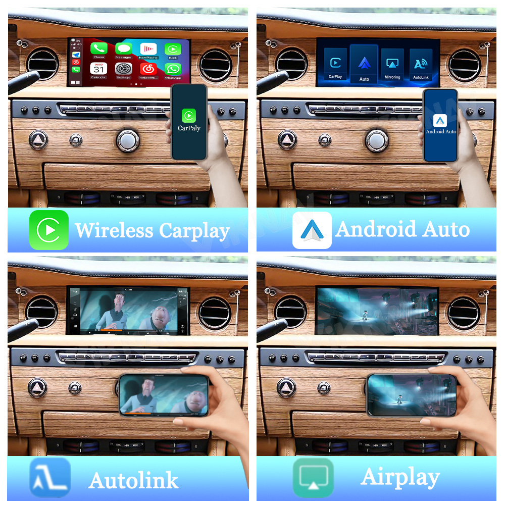 Viknav Linux System Decoder Box for Rolls-Royce Phantom 2013-2016 Upgrade Interface Wireless Carplay Android Auto Decoding Box Autolink Airplay