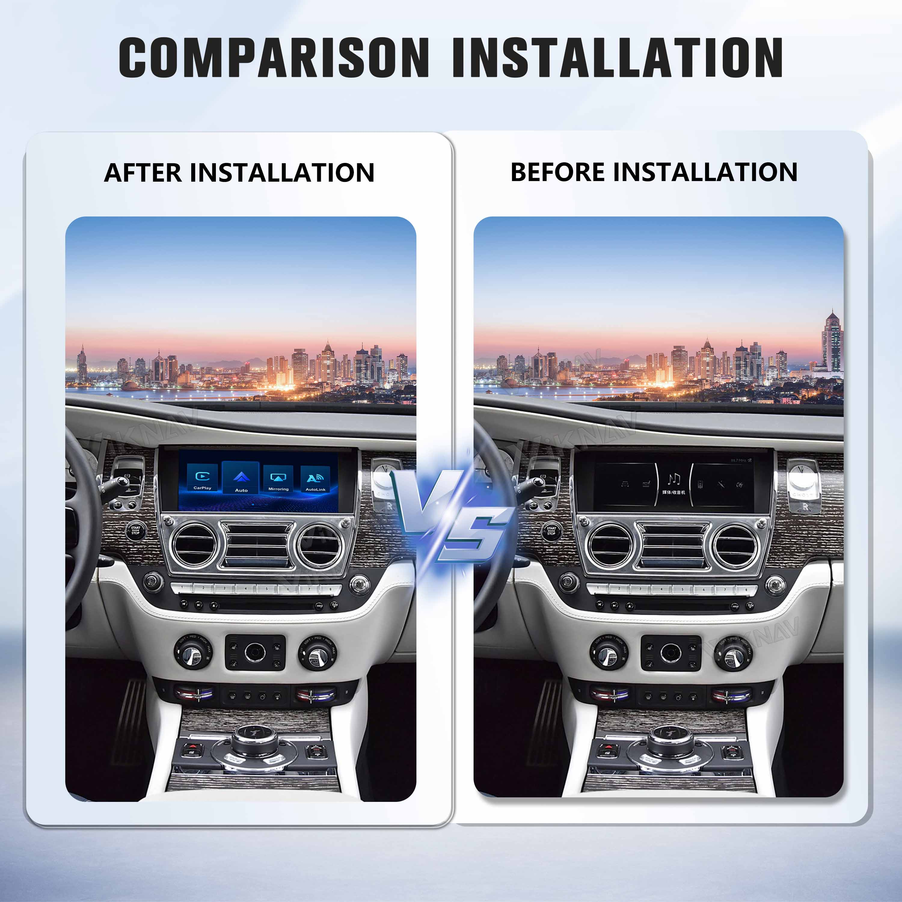 Viknav Linux System Decoder Box for Rolls-Royce Ghost 2010-2018 Upgrade Interface Wireless Carplay Android Auto Decoding Box Autolink Airplay
