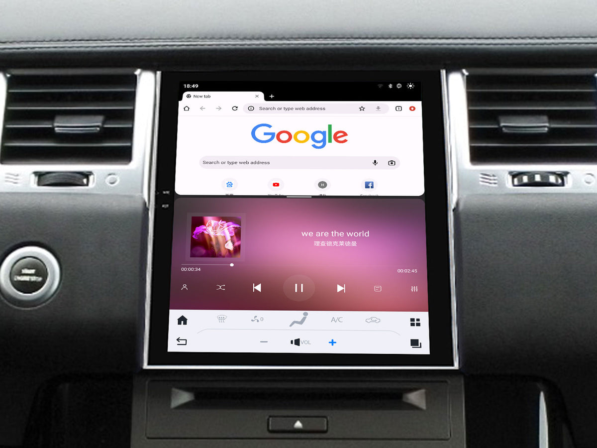 Split-Screen Display