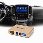 VIKNAV Wireless CarPlay Android Auto Decoder Linux Interface Box Upgrade for Toyota Land Cruiser LC200 2007–2021