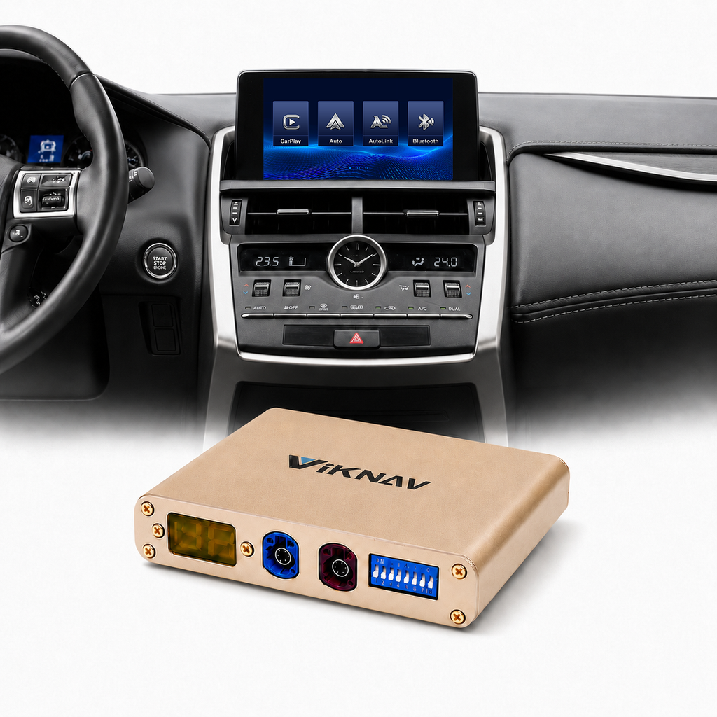 VIKNAV Wireless CarPlay Android Auto Decoder Linux Interface Box Upgrade for Lexus NX 2015–2020
