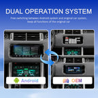 VIKNAV 10.25 Inch Android Car Radio AC panel for Land Rover Range Rover Sport L494 2013-2017 Auto Stereo Screen Upgrade Wireless Carplay GPS Navigation Multimedia Player