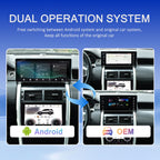 VIKNAV 12.3 Inch Android Car Radio AC panel For Land Rover Discovery Sport L550 2015-2019 Auto Stereo Screen Upgrade Wireless Carplay GPS Navigation Multimedia Player