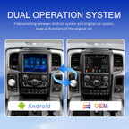 VIKNAV Wireless CarPlay Android Auto Decoder Linux Interface Box Upgrade for Dodge Ram 2013-2018