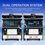 VIKNAV 10.25 Inch Android Car Radio AC Panel For Jaguar XF XFL 2016-2019 Auto Stereo Screen Upgrade Wireless Carplay GPS Navigation Multimedia Player