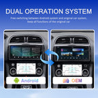 VIKNAV 10.25 Inch Android Car Radio AC Panel For Jaguar XE XEL XF F-PACE 2016-2019 Auto Stereo Screen Upgrade Wireless Carplay GPS Navigation Multimedia Player