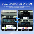 VIKNAV 12.3 Inch Android Car Radio AC panel for Land Rover Range Rover Evoque L538 2013-2017 Auto Stereo Screen Upgrade Wireless Carplay GPS Navigation Multimedia Player