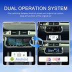 VIKNAV 10.25 Inch Android Car Radio AC panel for Land Rover Range Rover Evoque L538 2013-2017 Auto Stereo Screen Upgrade Wireless Carplay GPS Navigation Multimedia Player