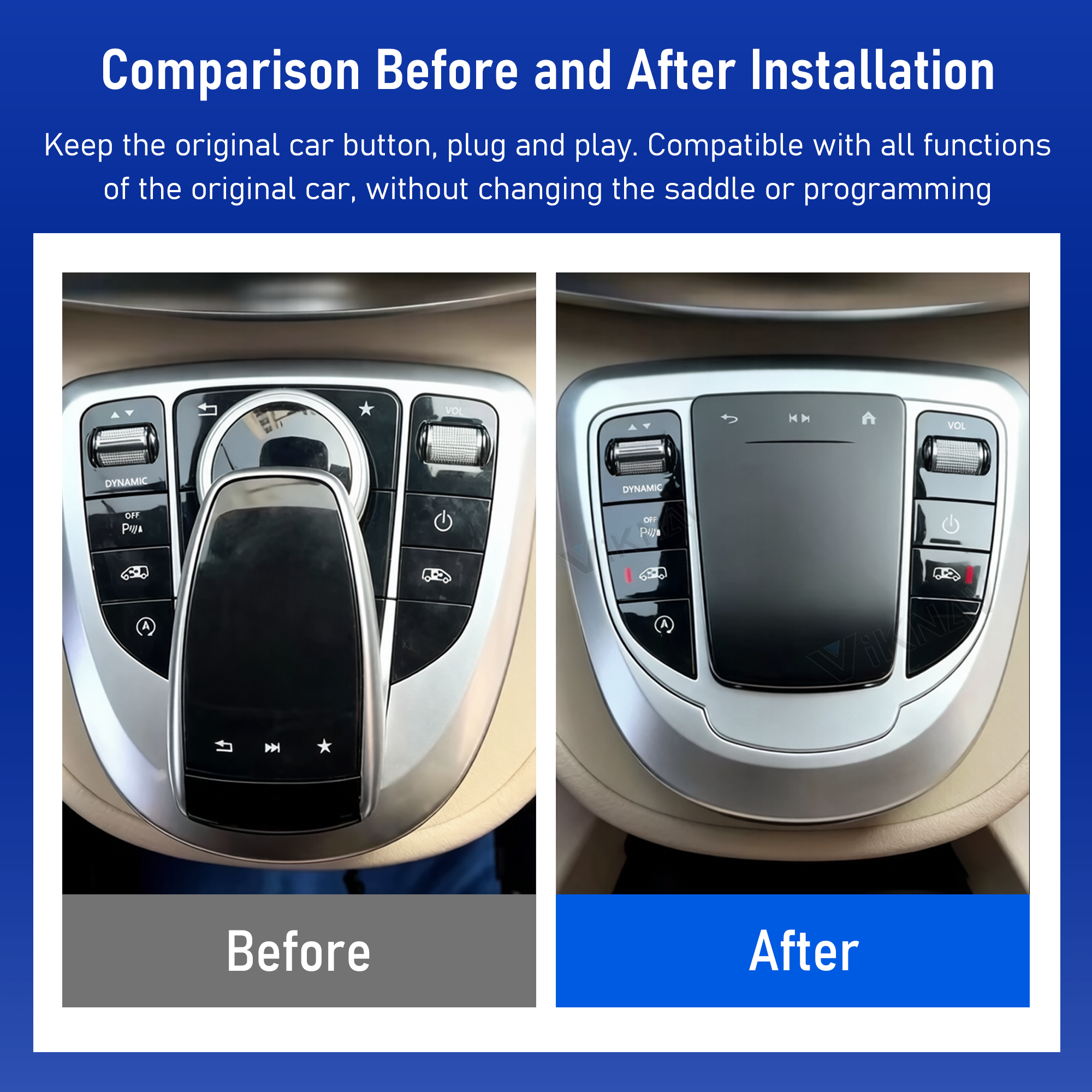 Touchpad Control Panel Mouse For Mercedes Benz C-Class 2015-2018 E G Class 2016-2018 GLC Handwriting Car Center Console