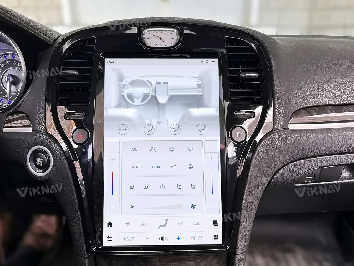 Touch screen controlled air conditioning