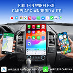 VIKNAV 17.2 Inch Android Car Radio For Ford F150 F250 F450 Raptor 2015-2020 Auto Stereo Screen Upgrade