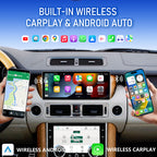 VIKNAV 12.3 Inch Android Car Radio And AC Panel For Land Rover Range Rover V8 L322 2002-2012 Auto Stereo Screen Upgrade