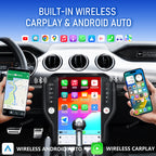 VIKNAV 14.4 Inch Android Car Radio For Ford Mustang 2015-2022 Auto Stereo Screen Upgrade