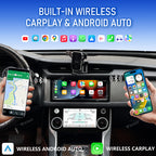 VIKNAV 10.25 Inch Android Car Radio AC Panel For Jaguar XF XFL 2016-2019 Auto Stereo Screen Upgrade Wireless Carplay GPS Navigation Multimedia Player