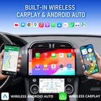 VIKNAV 13 Inch Android Car Radio AC Panel For Jaguar XE XEL XF F-PACE 2016-2019 Auto Stereo Screen Upgrade Wireless Carplay GPS Navigation Multimedia Player