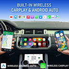 VIKNAV 10.25 Inch Android Car Radio AC panel for Land Rover Range Rover Evoque L538 2013-2017 Auto Stereo Screen Upgrade Wireless Carplay GPS Navigation Multimedia Player