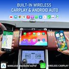 VIKNAV 13.3 Inch Android Car Radio and AC panel for Land Rover Range Rover Sport L494 2013-2017 Auto Stereo Screen Upgrade Wireless Carplay GPS Navigation Multimedia Player