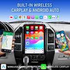 VIKNAV 14.4 Inch Android Car Radio For Ford F150 F250 F450 Raptor 2015-2020 Auto Stereo Screen Upgrade