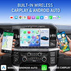 VIKNAV 12.7 Inch Android Car Radio For Ford F250 Raptor 2020-2026 Auto Stereo Screen Upgrade