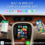 VIKNAV 9.7 Inch Android Car Radio For Jaguar XJ XJL 2004-2008 Auto Stereo Screen Upgrade Wireless Carplay GPS Navigation Multimedia Player