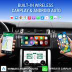 VIKNAV 12.3 Inch Android Car Radio AC panel for Land Rover Range Rover Vogue L405 2013-2017 Auto Stereo Screen Upgrade Wireless Carplay GPS Navigation Multimedia Player