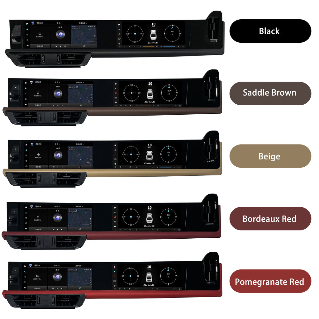 VIKNAV Dual 12.3 Inch Android Car Radio for Porsche Cayenne 2018 2019 2020 2021 2022 2023 Auto Stereo Screen Upgrade Wireless Carplay GPS Navigation Multimedia Player Head Unit