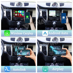 Viknav Linux System Wireless Carplay Android Auto Decoder Box for Porsche Macan PCM 3.1 2014-2016 PCM 4.0 2017 Decoding Box Upgrade Interface Autolink Airplay