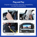 Viknav 13.1 Inch Digital Cluster Dashboard For Ford Raptor F150 2009-2014 LCD Digital Instrument Full Screen Upgrade Automotive Replacement Speedometer Panel Gauges