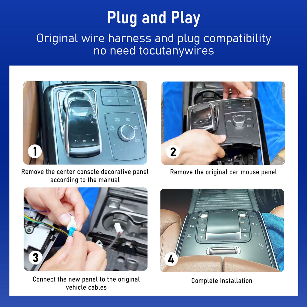 Touchpad Control Panel Mouse For Mercedes Benz GLS 2016-2019 GLE 2015-2017 Handwriting Car Center Console