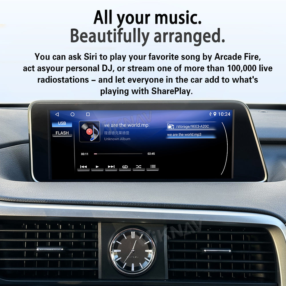 VIKNAV Wireless CarPlay Android Auto Decoder Android 13 Interface Box Qualcomm Snapdragon Upgrade for Lexus RX 2016-2022