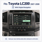 VIKNAV Wireless CarPlay Android Auto Decoder Linux Interface Box Upgrade for Toyota Land Cruiser LC200 2007–2021