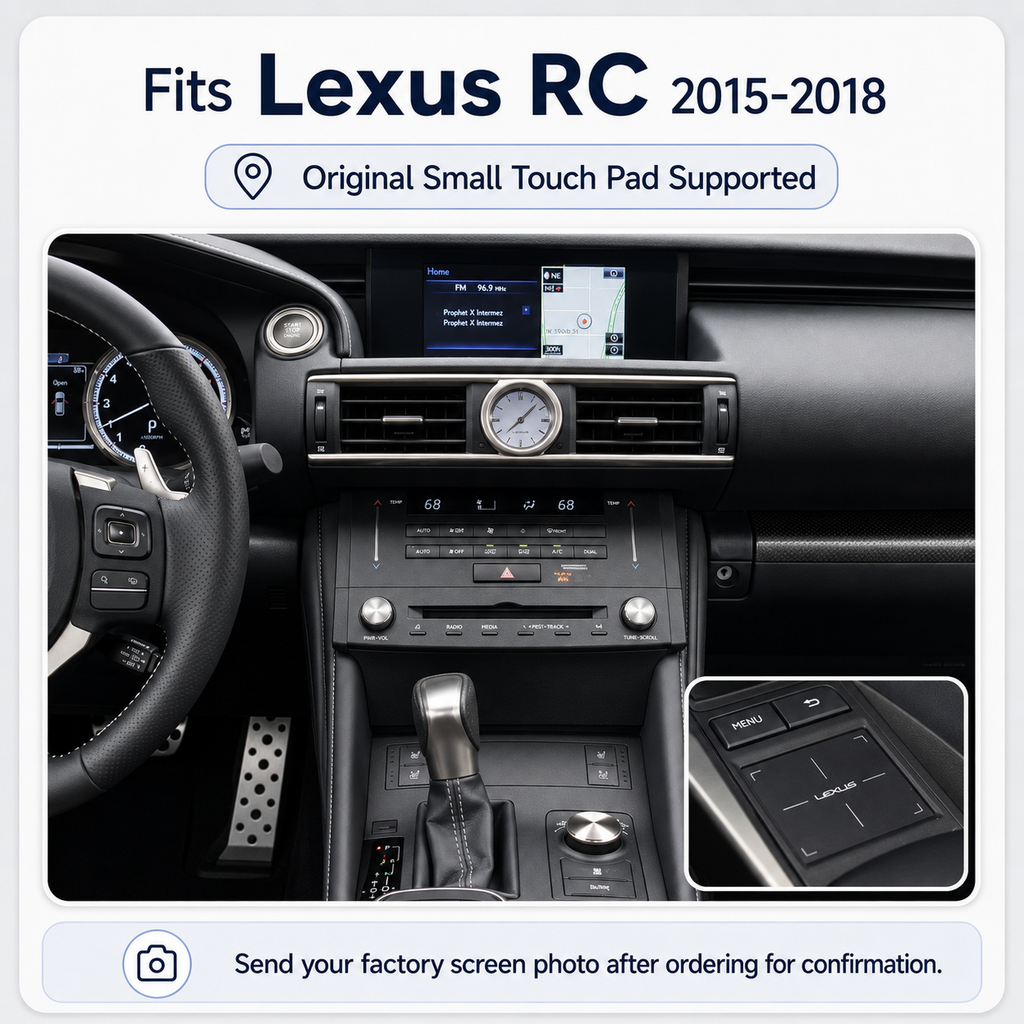 VIKNAV Wireless CarPlay Android Auto Decoder Linux Interface Box Upgrade for Lexus RC 2015–2020