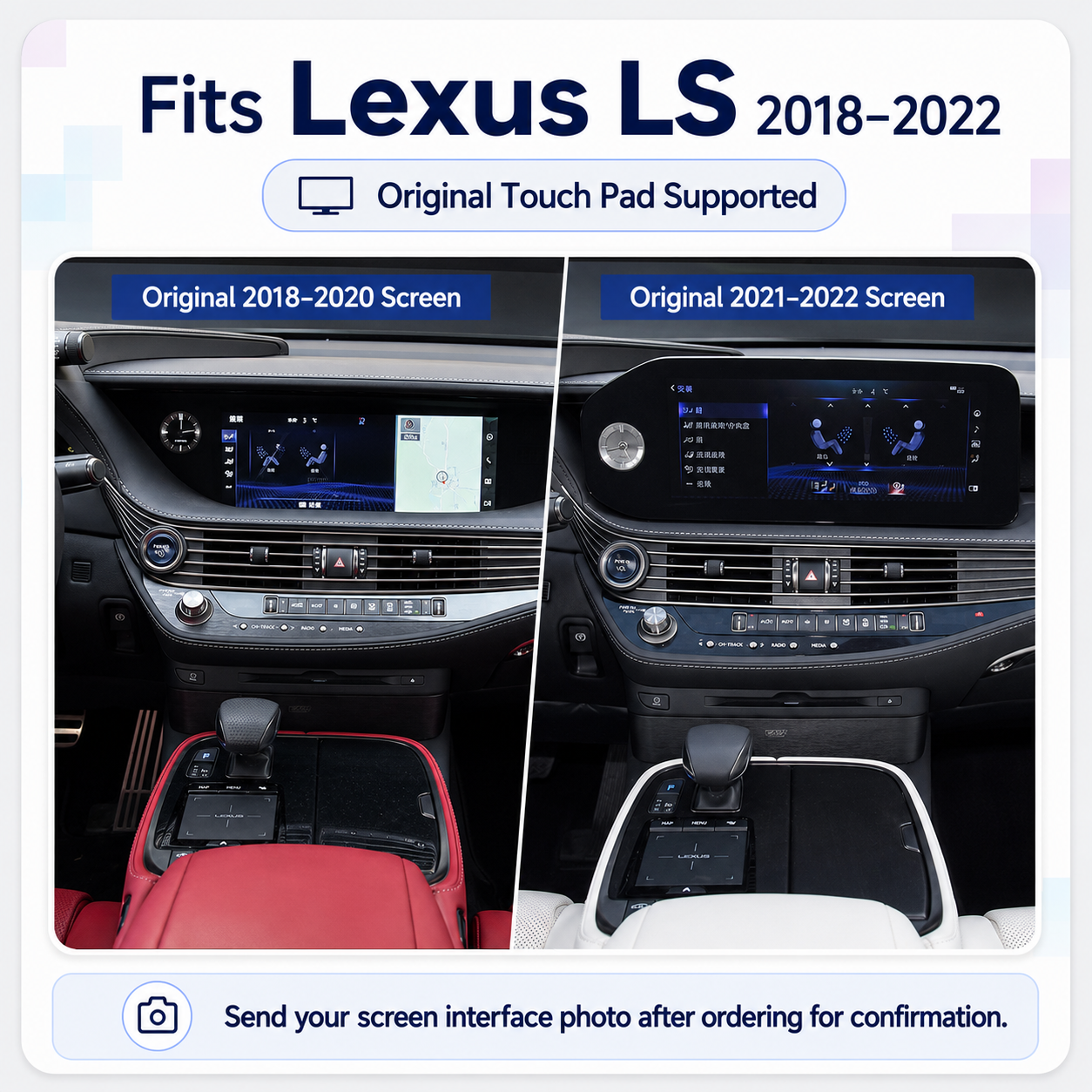 VIKNAV Wireless CarPlay Android Auto Decoder Linux Interface Box Upgrade for Lexus LS 2007-2022