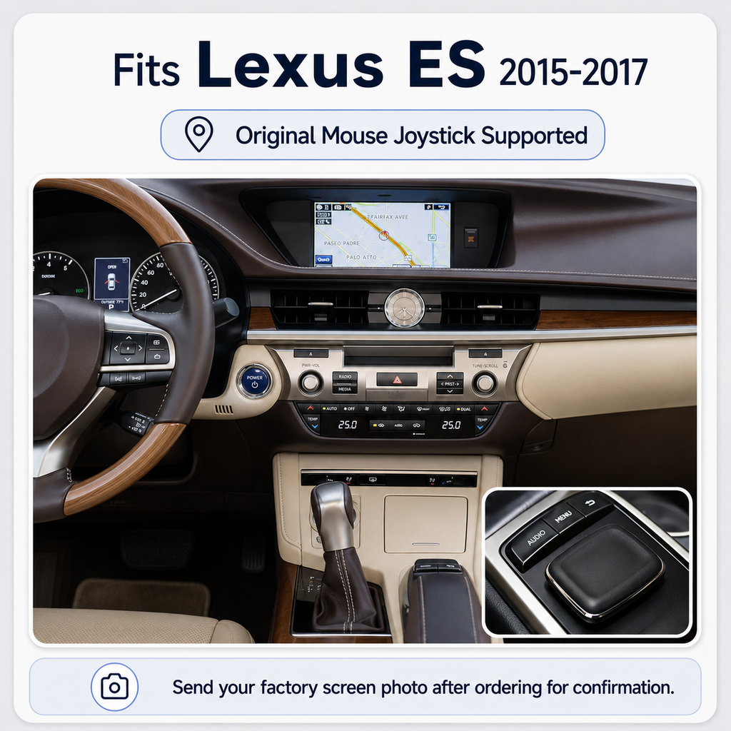 VIKNAV Wireless CarPlay Android Auto Decoder Linux Interface Box Upgrade for Lexus ES 2015–2022