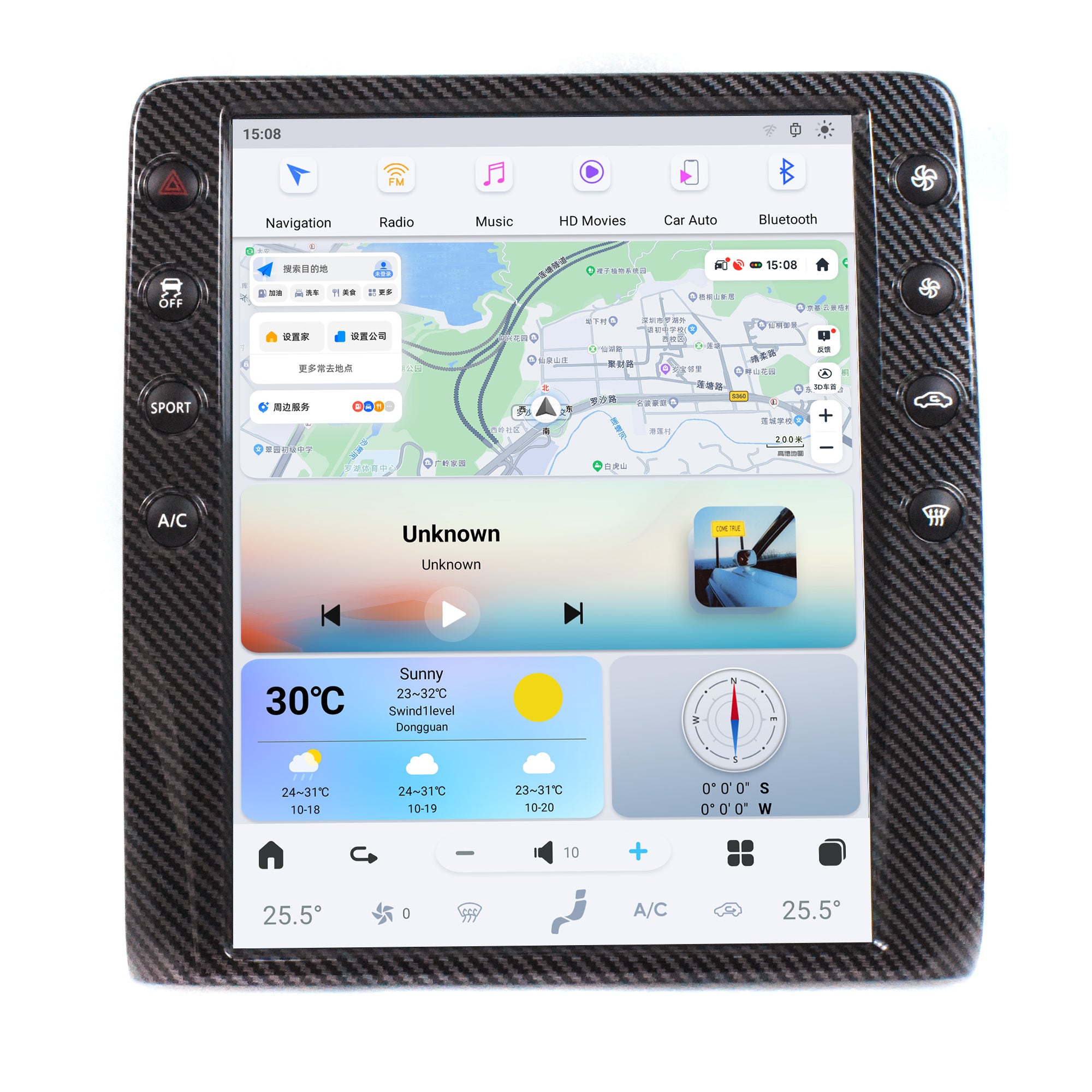 VIKNAV 12.1 Inch Android Car Radio for Dodge Challenger 2008-2014 Auto Stereo Screen Upgrade Wireless Carplay GPS Navigation Multimedia Player Head Unit