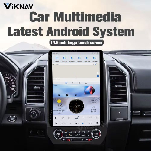 Viknav 14.5 inch Touch Screen Car Radio For ford expedition 2015-2022 Android Multimedia Player GPS Navigation Head unit(128GB)