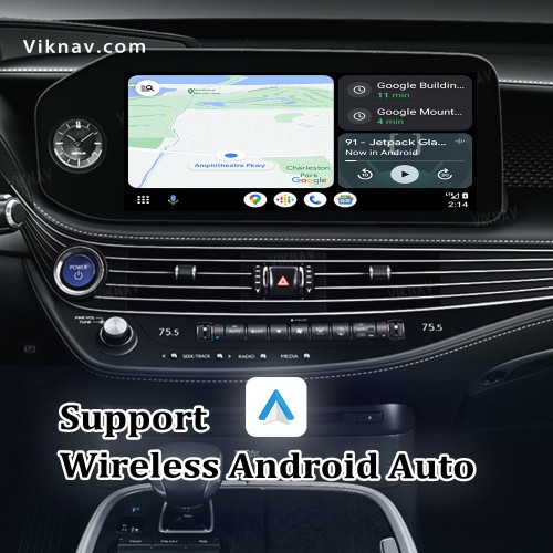 Viknav Fit For Original Car Screen Linux System For Lexus LS 2021 2022 2023 Wireless Apple CarPlay Android Auto