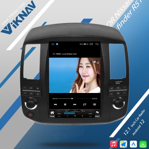 Viknav For Nissan Pathfinder R51 2006-2011 Android Car Radio 12.1 inch GPS Navigation with screen Car Audio Stereo Head multimedia player(128GB)