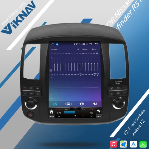 Viknav For Nissan Pathfinder R51 2006-2011 Android Car Radio 12.1 inch GPS Navigation with screen Car Audio Stereo Head multimedia player(128GB)