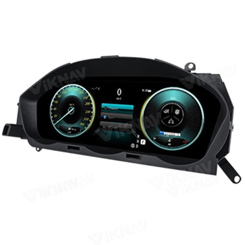 Viknav 12.3 Inch Digital Cluster Car Speedometer For Mercedes Benz C-Class W204 2012 2013 2014 Linux System Car Instrument Cluster Screen Instrument Replacement (NTG4.5)